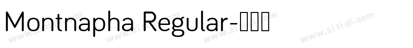Montnapha Regular字体转换